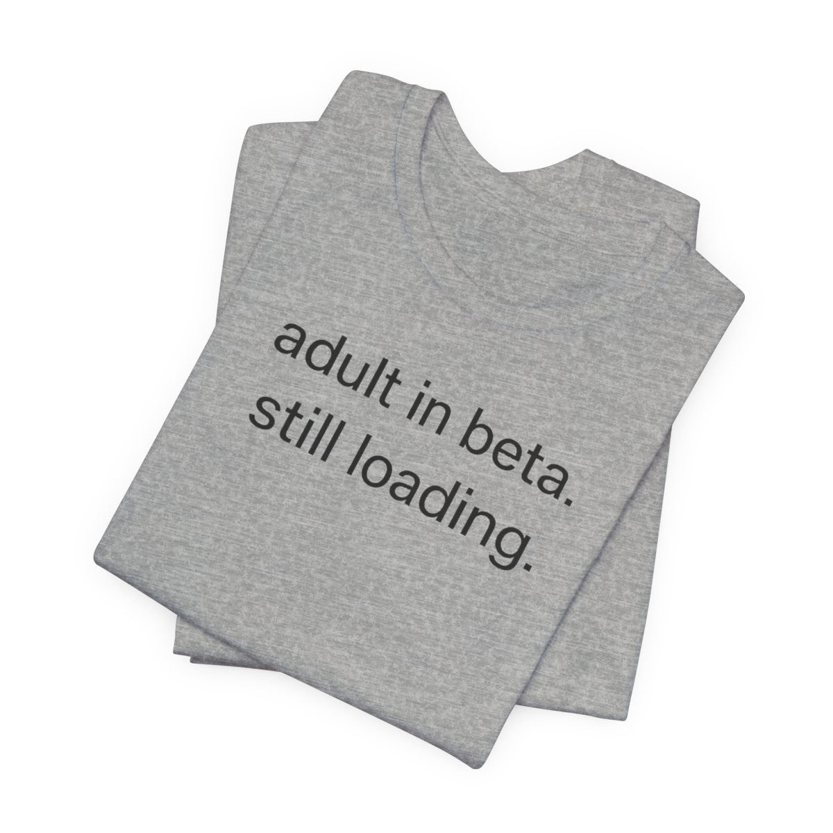 Adult In Beta — Funny Adulthood Graphic Tee