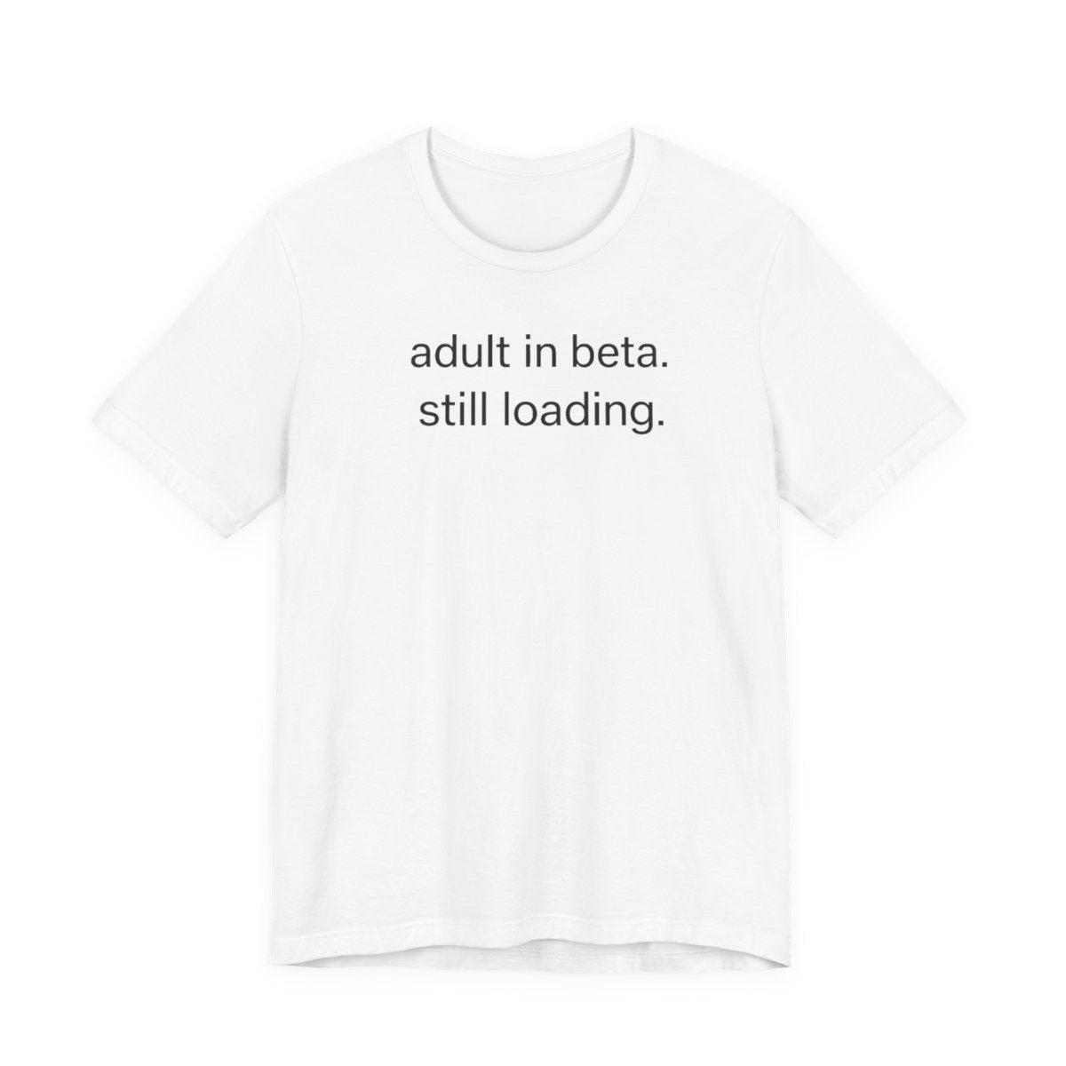 Adult In Beta — Funny Adulthood Graphic Tee