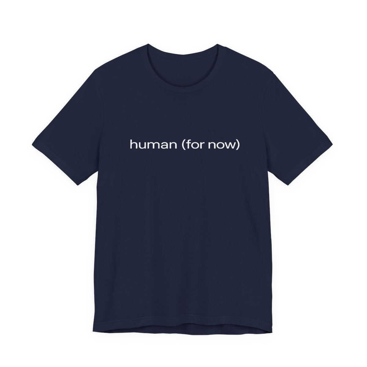 Human (for Now) Funny AI Anxiety Graphic Tee