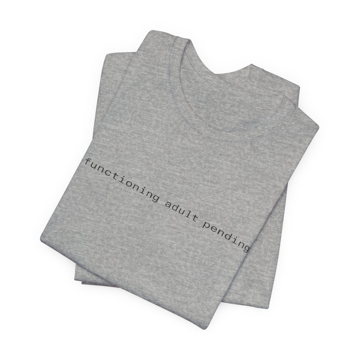 Functioning Adult Pending Funny Graphic Tee