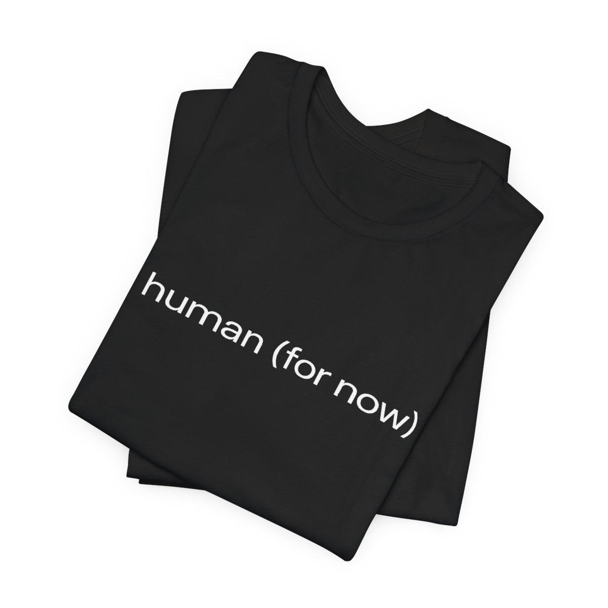 Human (for Now) Funny AI Anxiety Graphic Tee